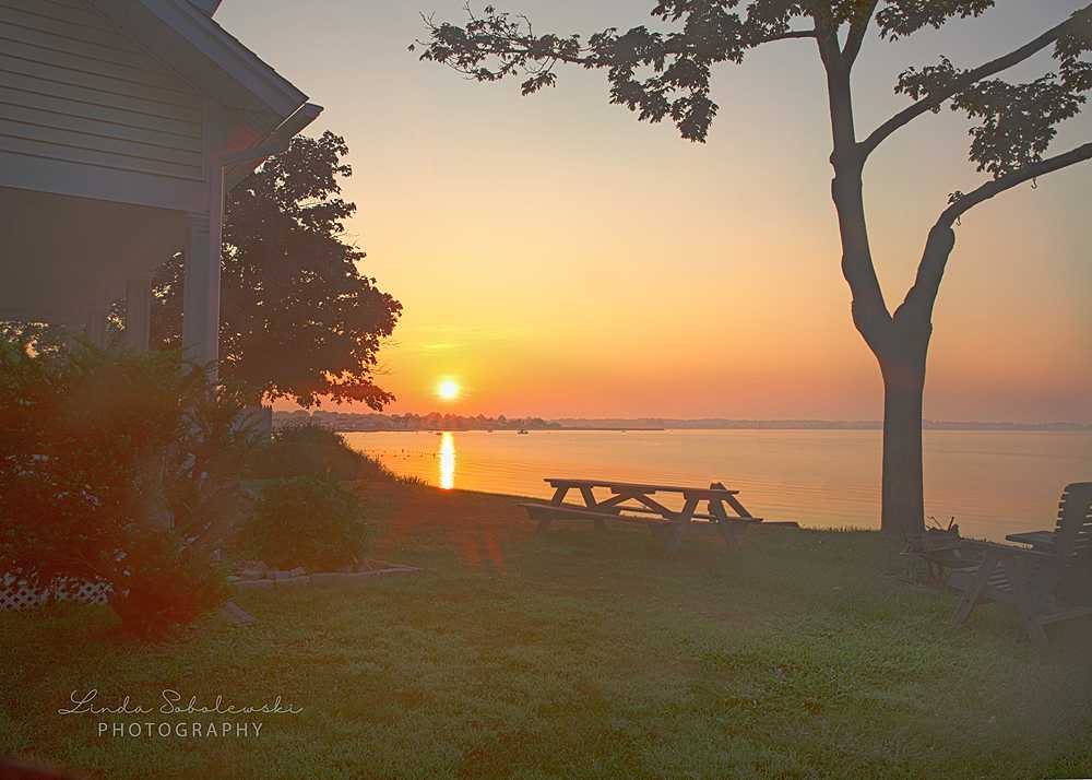 sunrise at beach in the backyard, Westbrook ct family photographer