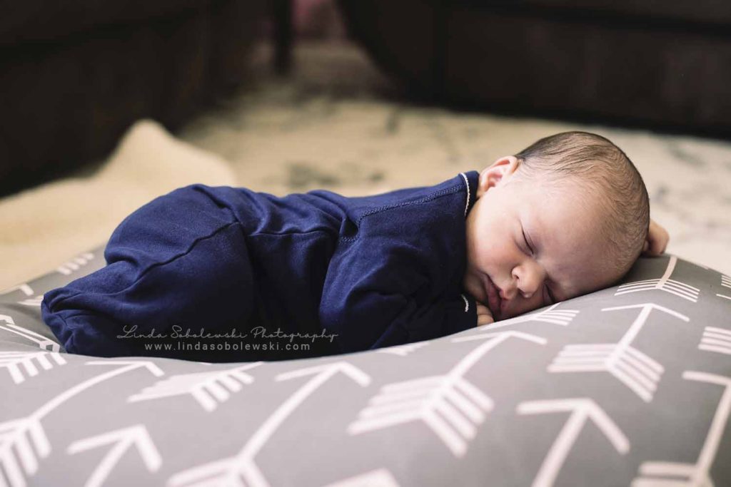 newborn baby boy sleeping, branford newborn photographer