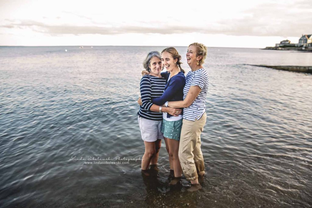 family photo session at the beach, old Saybrook ct family photographer