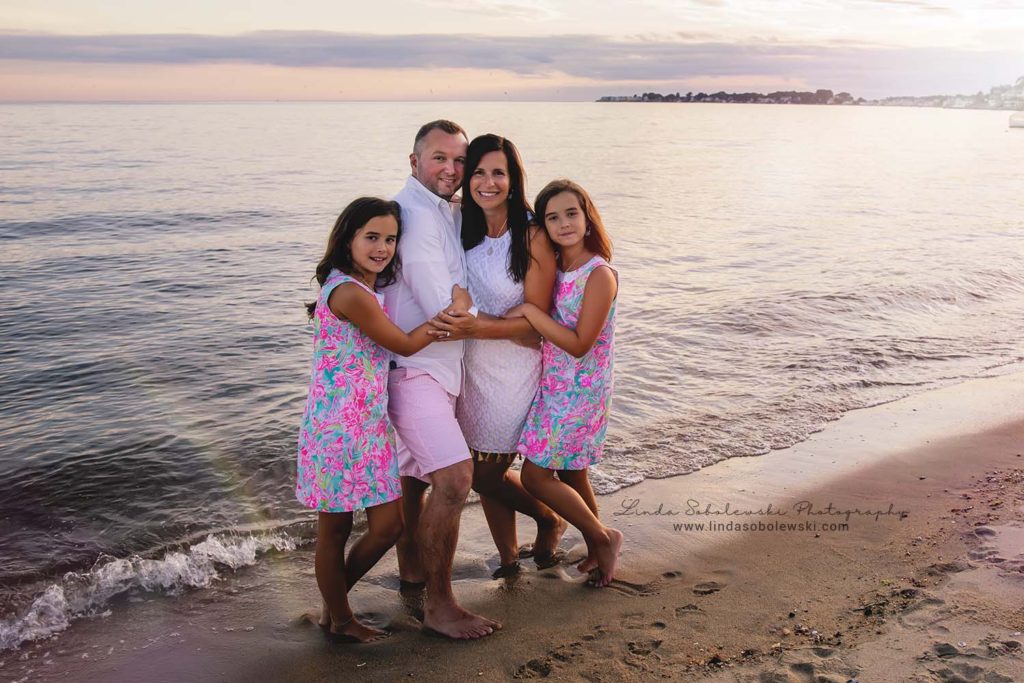 gorgeous family photography session at the beach, Westbrook, CT photographer