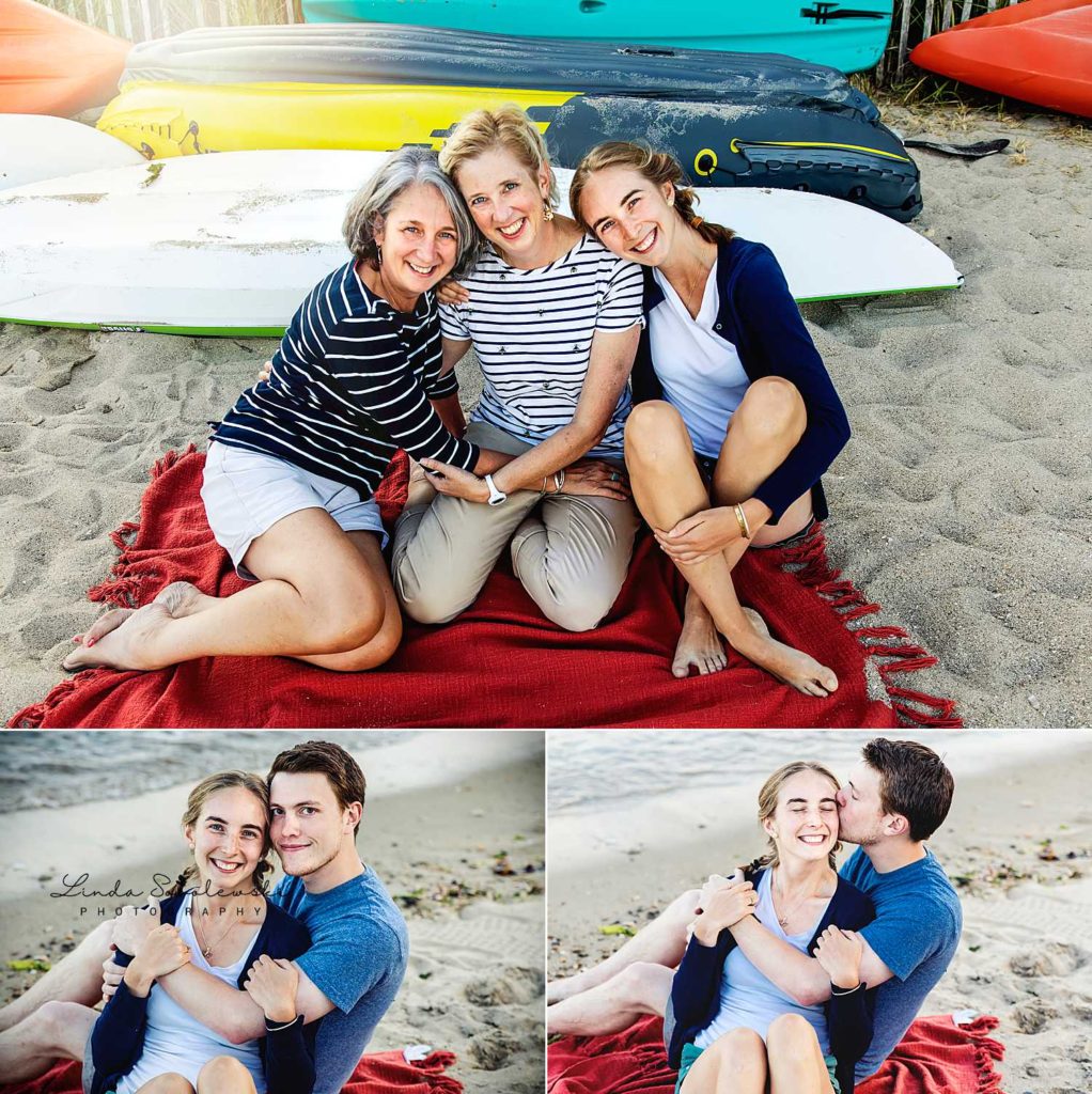 family photo session at the beach, Westbrook Lifestyle Photographer