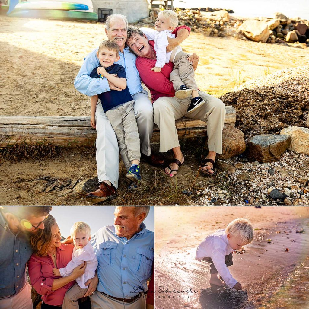 extended family photo session at the beach, Essex, CT child photographer, a look back at 2019
