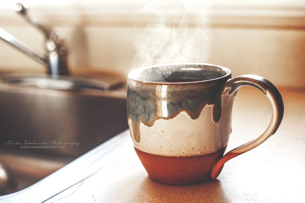 steaming cup of coffee, Essex, CT Photographer, What's Good Wednesday blog postWhat's Good Wednesday blog post