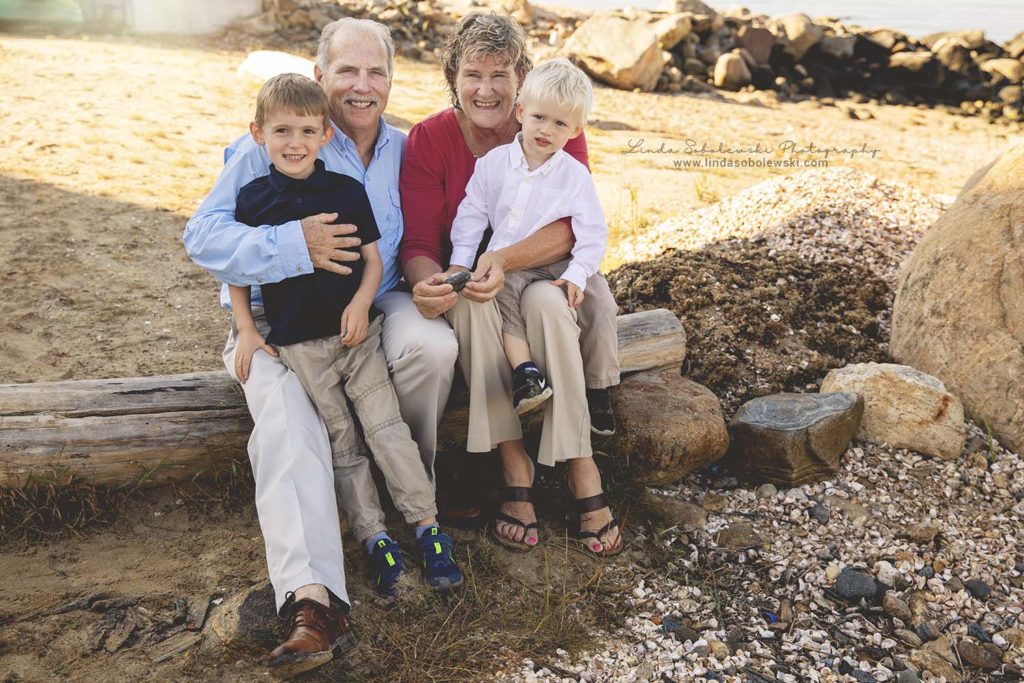 family with two little boys at the beach, Old Saybrook Lifestyle Photographer