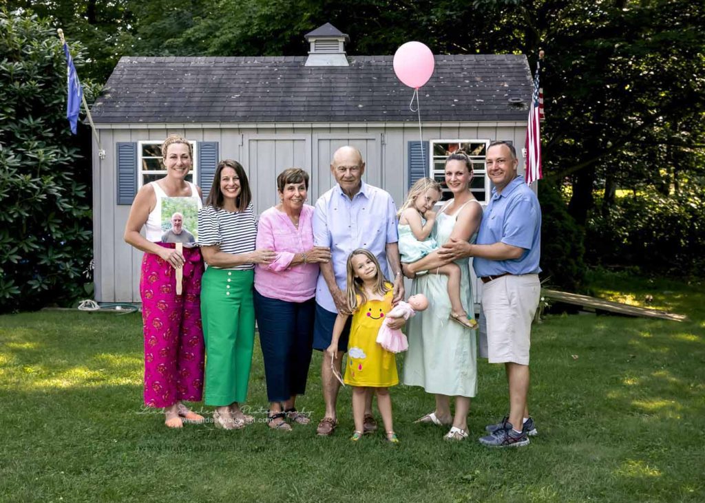 large family posing for an extended family photo session, Old Saybrook CT Family Photographer