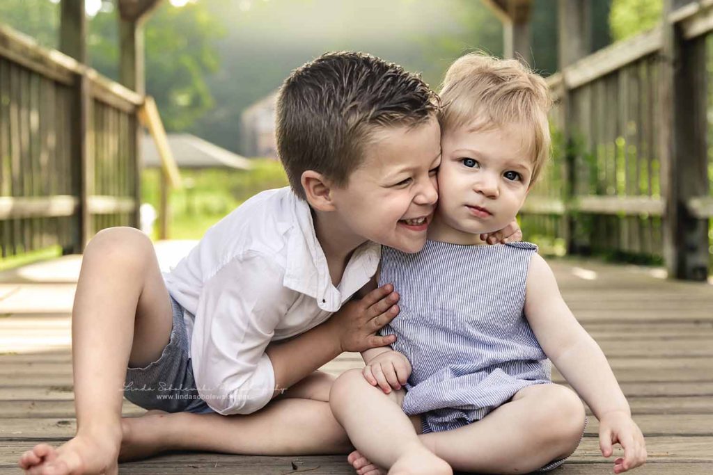 two little boys hugging each other, Connecticut Family Photographer