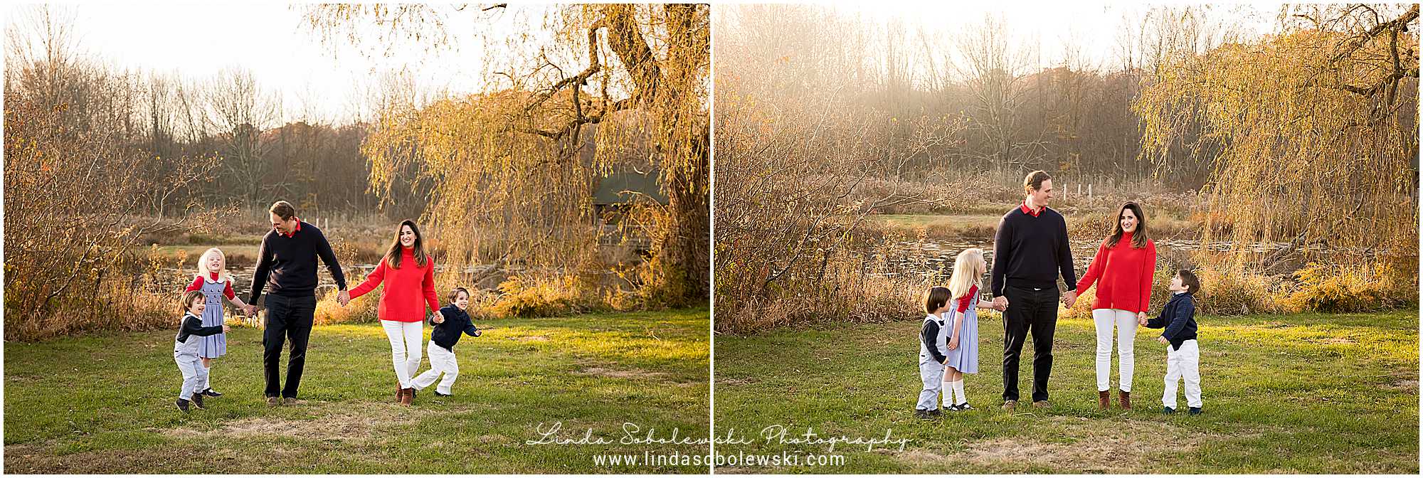 family of five having fun together for a family photo session, Old Saybrook, CT Photographer