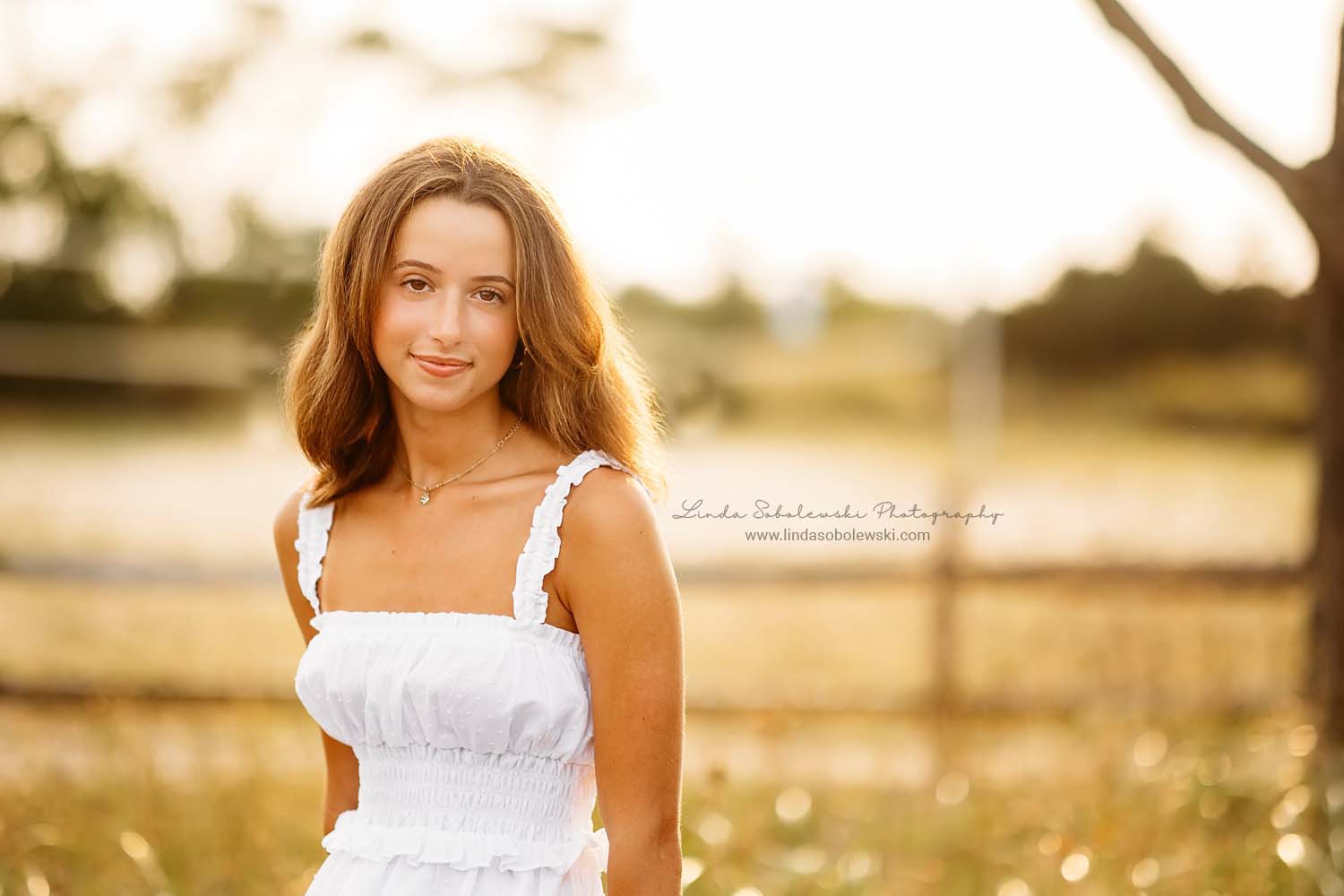girl in white dress, Madison CT senior photographer