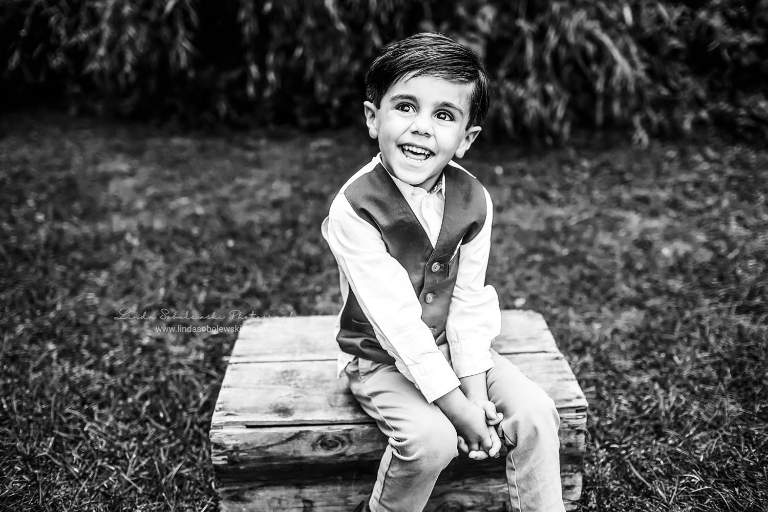 black and white image of a little boy, Child Photographer in CT