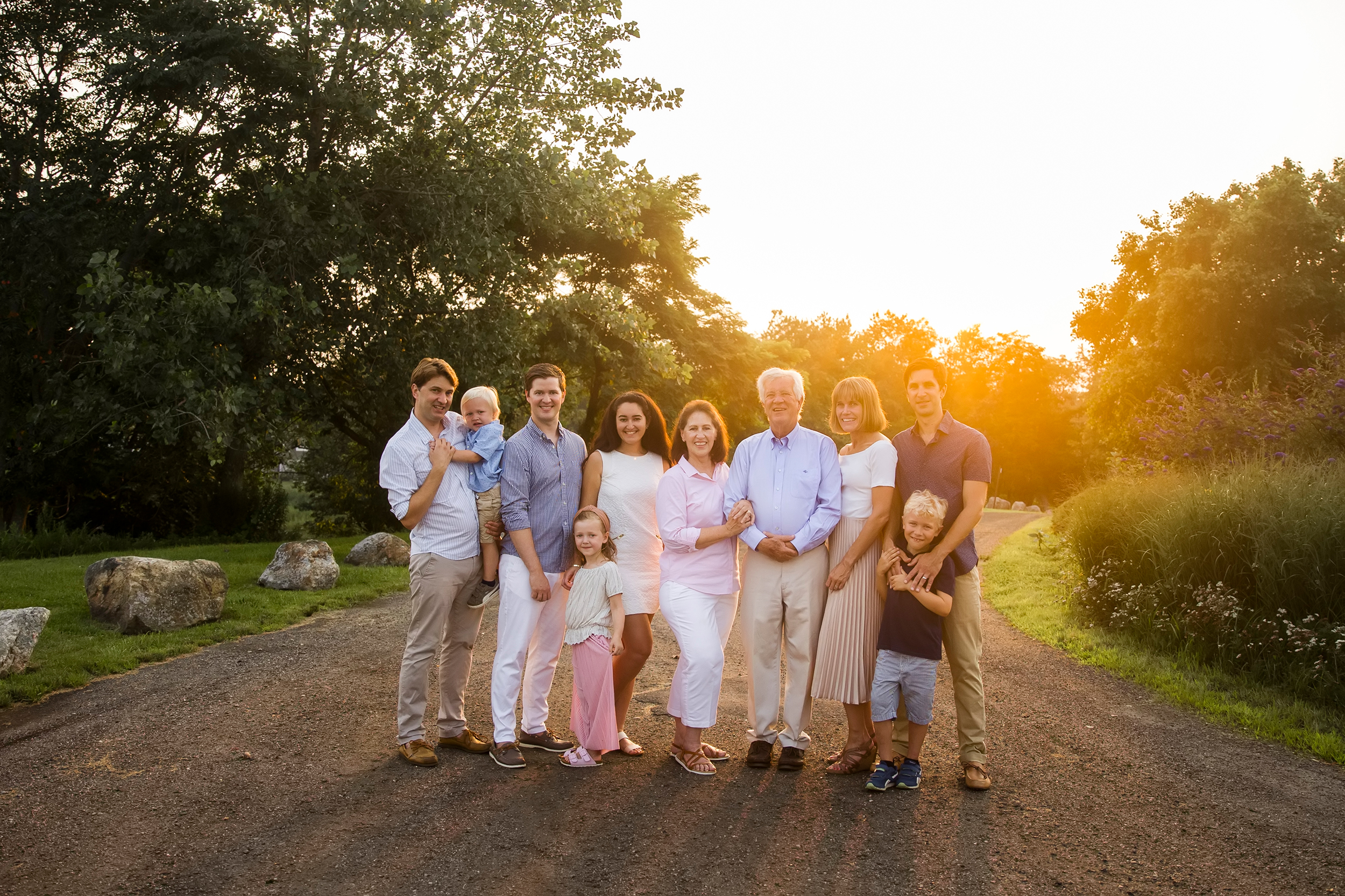 large family photo. CT Extended Family Photographer