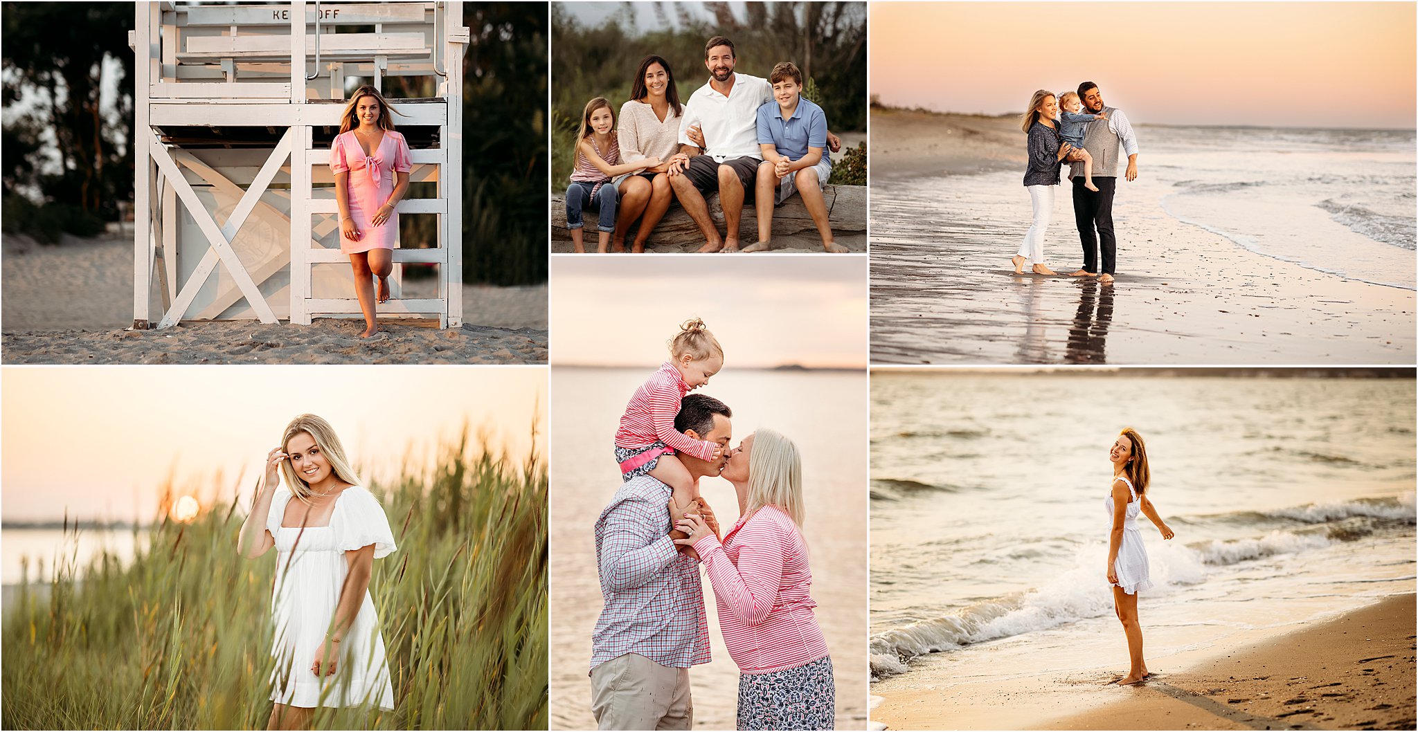 families having fun at the beach, Favorite CT Photography locations