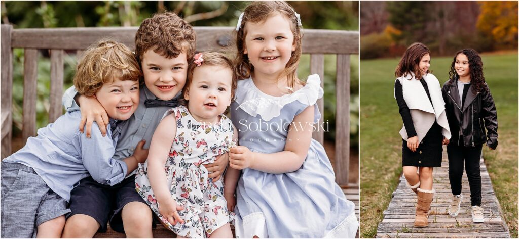 children playing together, CT family photographer, 2022 Session Superlatives