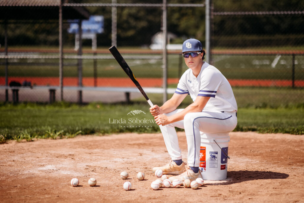 high school baseball senior pictures, CT Senior photographer