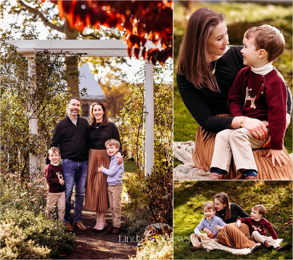 mom laughing with her little boy, CT Family photo session in Old Lyme, CT