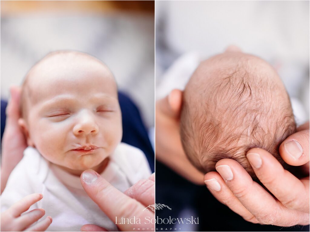 newborn baby girl, CT shoreline family and newborn photographer