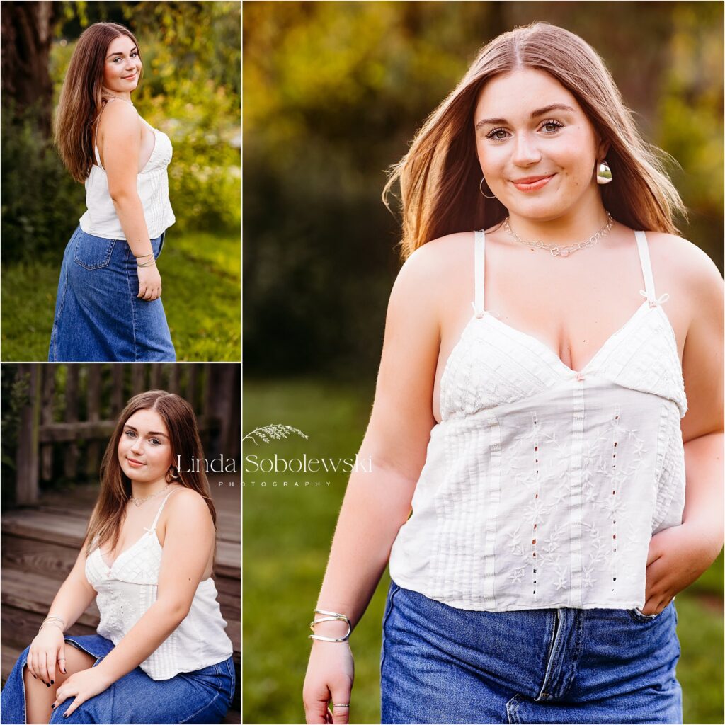 high school senior at the park, CT shoreline photographer