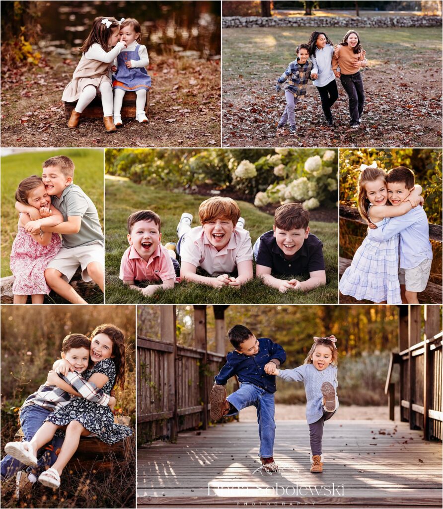 groups of siblings, Old Saybrook, CT family photographer, 2024 Session Superlatives