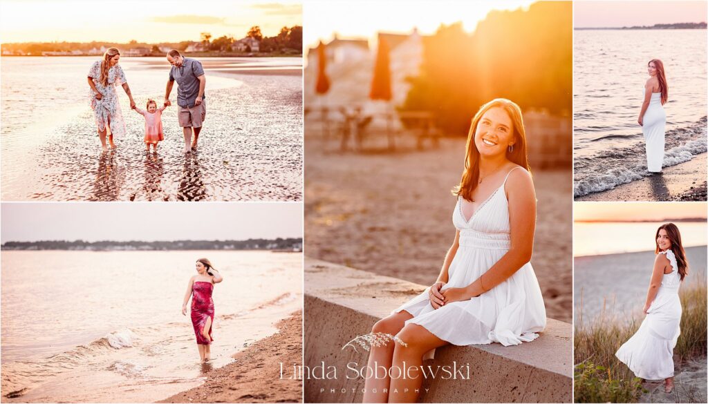 high school seniors at the beach, Madison CT photographer