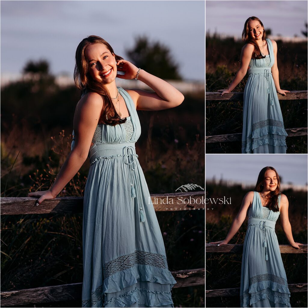 girl in blue dress, Gymnastics Senior Photo session